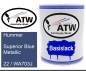 Preview: Hummer, Superior Blue Metallic, 22 / WA703J: 1L Lackdose, von ATW Autoteile West.